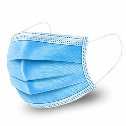 Disposable 3-Ply Face Mask, Pack of 50 pieces