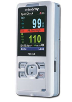 Mindray PM 60 Pulse Oximeter, Mindray PM 60, Mindray Pulse Oximeter, Mindray Oximeter, Pulse Oximeter, Oximeter